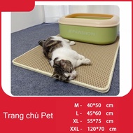 【30-120CM】thảm mèo thảm hứng cát mèo thảm cát cho mèo thảm cát mèo Kích thước lớn thảm lót cát đi vệ
