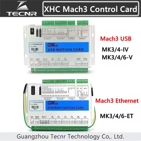 XHC Mach3 Breakout Board MK3-V MK4-V MK6-V MK3-ET MK4-ET MK6-ET MKX-IV USB Ethernet Motion Control C