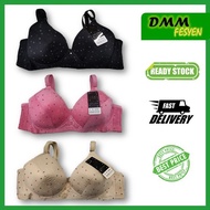 WOMEN POLKADOT BASIC BRA SIZE 36~42 / BRA WANITA TIADA BESI SIZE 36~42 CUP B