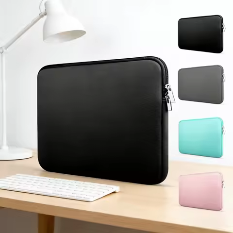 Portable Laptop Bag 11 12 13 15 15.6 Inch Laptop Case Soft Bag Office Travel Business For Xiaomi Hp 