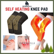 Self Heating Knee Pad Wormwood Therapy Warming Knee Joint Pain Relief Herbal Knee Guard Support Sarung Lutut Berhaba Ter