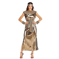 Womens Egyptian Goddess Pharaoh Costume Halloween Lady Cleopatra Dress