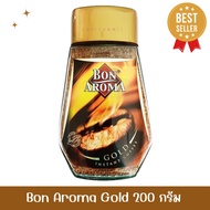 ขวดใหญ่ 200 กรัม Bon Aroma Gold กาแฟ บอน อโรม่า กาแฟสำเร็จรูป ฟรีซดราย์