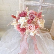 永生花捧花 韓式捧花 登記捧花 結婚捧花 自然風捧花