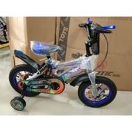 Children's Bike 12 inch BMX Bike LIMITLESS (MOTORCYCLE SPOKES) ( biru / BLUE)