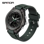 SANDA Women Watch Luxury Waterproof Quartz LED with Multi-function Swimming Watch