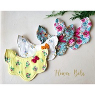 Flower bibs/slabber/Baby Apron/Baby bibs