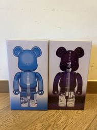 BEARBRICK Tokyo Skytree Bearbrick Figures Set night blue chrome