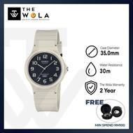 (2 Years Warranty) Casio Men's Analog Watch MQ-24UC-8B White Resin Band Watch for mens