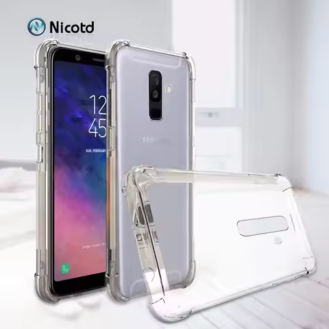 Soft Cases For Samsung Galaxy A8 2018 plus Ultra Thin Back Cover Clear Silicone TPU Case for Samsung