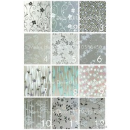 ∈✥☄🇲🇾 (free postage) 60 corak BIG 90cm x 3m glass tinted privacy sticker blind cermin window glassti