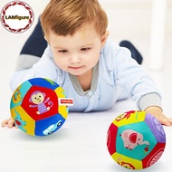 LANfigure Soft Cloth Rattle Ball Baby For 0-36 Months Stuffed Baby Play Ball Sensory Toy PH