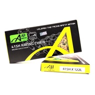 100% Original AJI RACING Chain Drive 415H 122L Sprocket Rantai Gold Heavy Duty 415 122 Y16ZR Y15ZR R