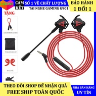 [ĐẲNG CẤP GAME PRO] Tai nghe Gaming có mic G901 Jack 3.5mm tai nghe chơi pubg game mobile… tai nghe 
