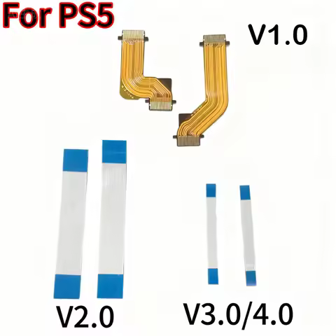 15Sets Replacement for PS5 Dualsense Controller V1.0 V2.0 V3.0 Motor Connect Cable R2 L2 L1 R1 Trigg