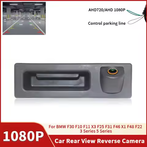 AHD 1080P Waterproof HD Night Vision Vehicle Rear View Reverse Camera For BMW 5 series F10 F11 3 ser