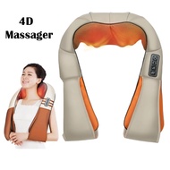 ⭐️{Free Shipping}⭐️ 4D Massager Neck Kneading Electrical Back &amp; Neck Shoulder Massager With Infrared Heating Mesin Urut