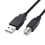 Printer to Computer USB Scanner Cable High Speed A Male to B Male Cord Compatible with HP, Canon, De