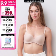 Wacoal Surprise Wireless Step Push Up Bra บราไร้โครง รุ่น WB3E14 สีเบจ(BE)