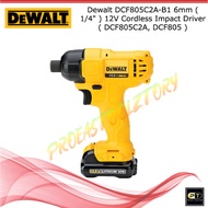Dewalt DCF805C2A-B1 6mm ( 1/4" ) 12V Cordless Impact Driver ( DCF805C2A, DCF805 )