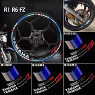 Yamaha Wheel Sticker R1 R6 FZ250 Reflective Waterproof  Rim 16 &amp; 17 inch