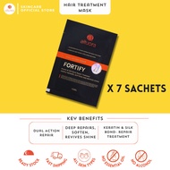 7 x Sachets FORTIFY Hair Treatment Mask - Keratin & Silk Bond-Repair Treatment, Deeply Repairs, Soft