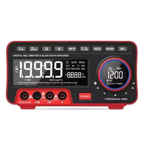 AN-888S Professional High Quality Audio LCD Display Voltage Current Multimeter