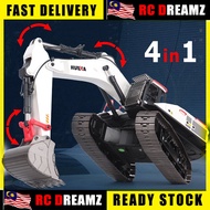 HUINA 1594 RC Excavator *Original* 2.4G 28 Channel Scale 1/14 Alloy Bucket Remote Control Excavator 