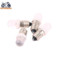 ziyunshan 5Pcs E10 Led Bulb E10 3V 6V 12V 24V Instrument Bulb E10 Indicator Bulb Old Fashioned Flash