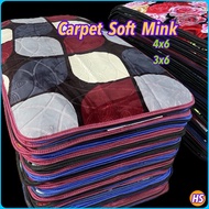 Carpet Soft Mink Latest Design  4x6 (120x18) 3x6 (90x120) Tebal Soft Lembut