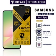 KUY – Tempered Glass ESD Anti Spy 0.18 Ultra Thin Samsung A57 5G A37 5G A56 5G A36 5G A55 5G A35 5G 