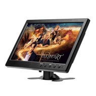podofo 10,1 Zoll Monitor Tragbarer Mini Monitor 1080P LCD PC Bildschirm mit HDMI,AVI,VGA,USB,BNC Ein