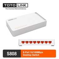 TotoLink S808 8 Port Switch 10/100Mbps 8 Pin