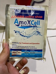 Amoxcell obat ikan antibiotik karantina ikan 100gram obat ikan cupang louhan koi koki discus semua i