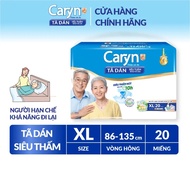 Tã dán CARYN size XL20 miếng gói lớn mới tiện lợi