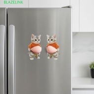 BLAZELINK 3D Soft Belly Cat Sticker, Waterproof Self-Adhesive Inu Dog Phone Case Decoration, School 