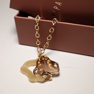 Patchara Aqua Necklace Gold (Lucent)