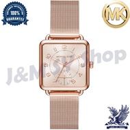 Michael Kors Womens Brenner Rose Gold-Tone Stainless Steel Mesh Bracelet MK Watch for Women by J&M S