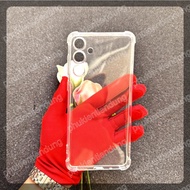 Samsung M55 5G / F55 5G / C55 5G Case Transparent Shockproof Flexible Case with 4 High Quality Silic