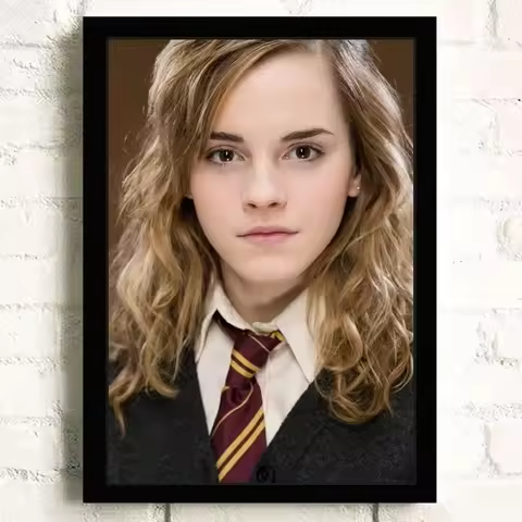 Star Canvas Gift Posters and Prints Modern Wall Art Emma Watson Hermione Granger Movie Pictures for 