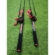 ECONOMIC COMBO PACKAGE UGLY ROD GX2 STICK AND BC ABU GARCIA MAX4X-L REEL LEFT HANDLE