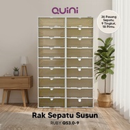 [Quini Diamond] Shoe Cabinet 4/s6/8 10 Tiers. Shoe Rack Folding Cabinet/ V2.0