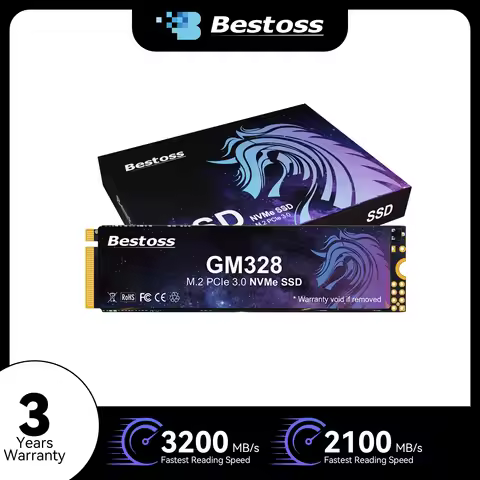 Bestoss PCIe 3.0 NVMe M.2 2280 SSD 512GB 1TB 2TB High-Performance Gaming Computer Solid State Drives