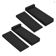 2 Packs High Density Acoustic Isolation Foam Isolation Pads 27 * 10cm Usable Area for Studio Monitor