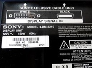 sony ldm-3210 32" 電視/零件機/殺肉機