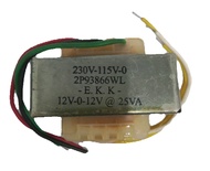 Stepdown Transformer 230VAC to 12V-0-12V  (3va -25va)