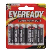 Eveready Super Heavy Duty AA / AAA Size Battery (8/ 12 /16 Pcs )