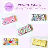 [Local] Pencil Cases, Stationery, Padded, Cute Prints, Floral Prints