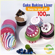 Bozak 100pcs Cupcake Liner Muffin Cupcake Cake Baking Liner Wrapper Paper Cup