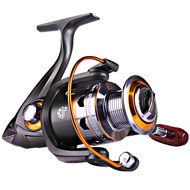 Spinning Fishing Reels with Left/right Interchangeable Collapsible Wood Handle Powerful Metal Body 5